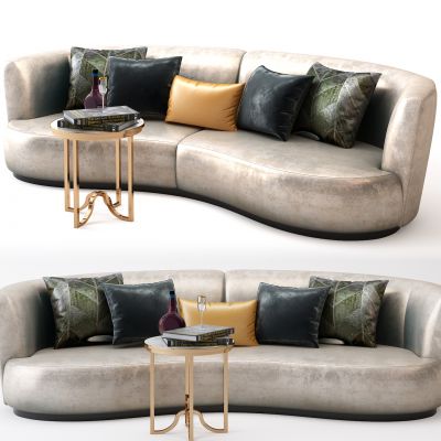 现代双人沙发 异形沙发