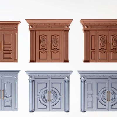 欧式雕花单元门入户大门