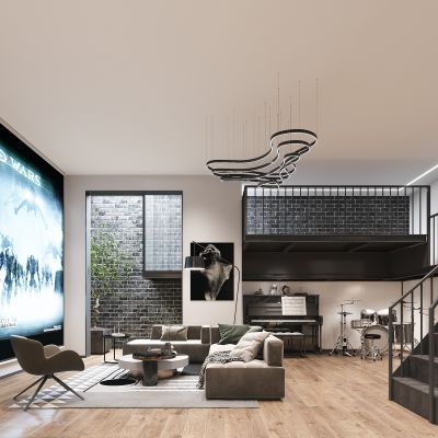 现代休闲娱乐室