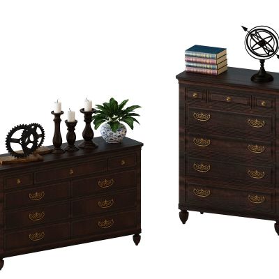 美式鞋柜 斗柜 边柜