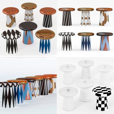 现代边几茶几组合