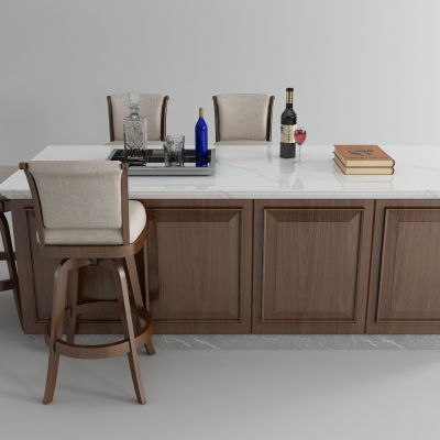 美式中岛台 吧椅