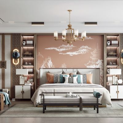 新中式卧室