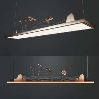 新中式金属吊灯