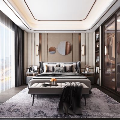 现代卧室组合