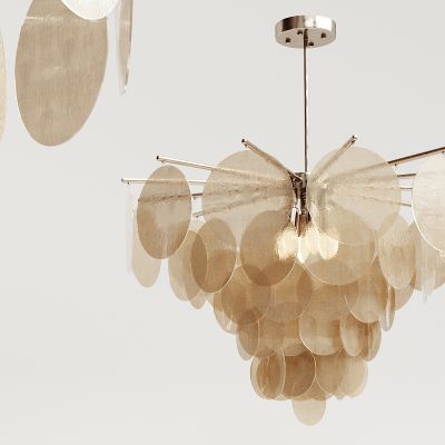 现代金属玻璃吊灯