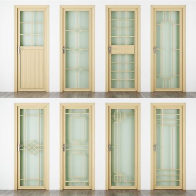 现代风格现代厨房卫生间玻璃门