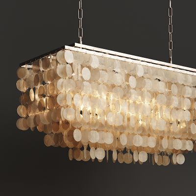 现代金属玻璃吊灯