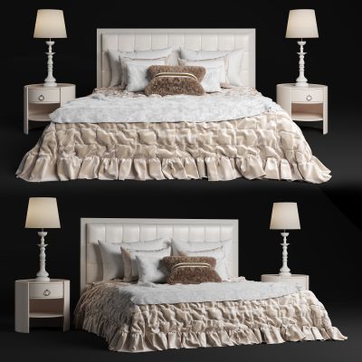 green apple 现代实木品牌双人床