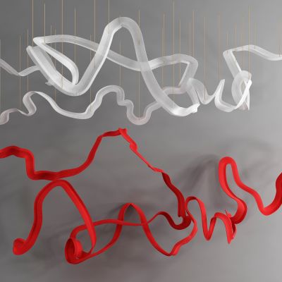 现代飘带装饰挂件 艺术吊灯