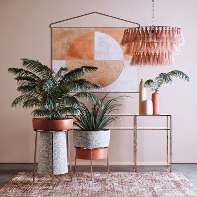 现代花盆盆栽 地毯 花盆 吊灯 墙饰挂饰 吊灯 边柜