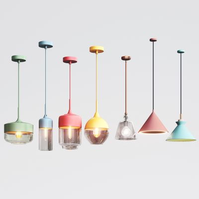 现代北欧小吊灯组合