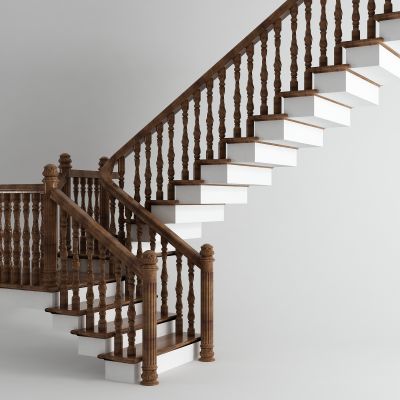 美式楼梯扶手栏杆