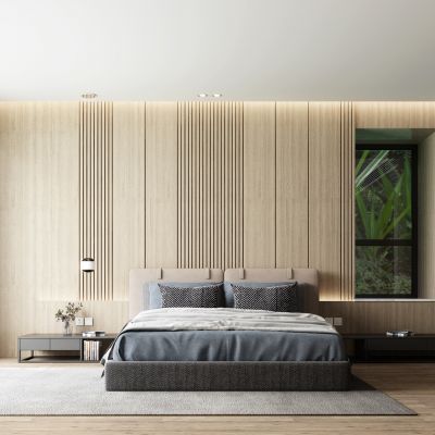 现代卧室 现代床