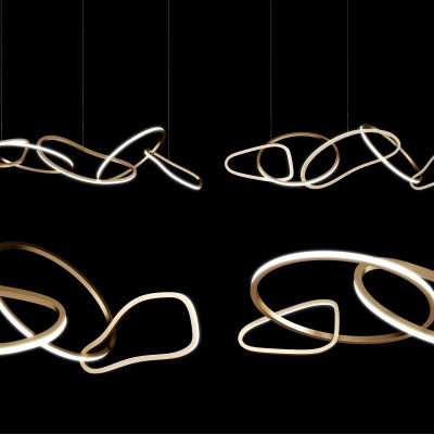 现代艺术吊灯组合