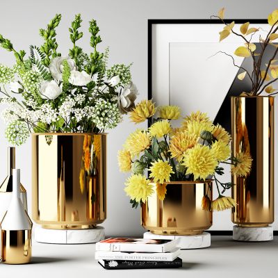 后现代花艺摆件组合