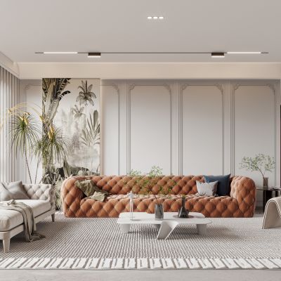 现代客餐厅，客餐厅，现代简约客餐厅，简约客餐厅