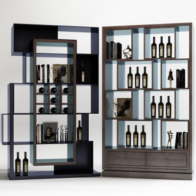 新中式酒柜组合
