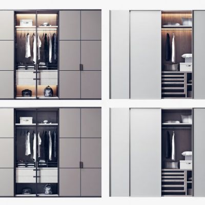 现代简约衣柜