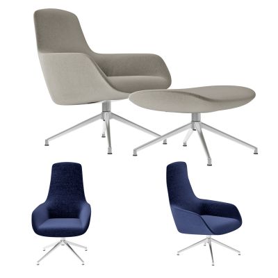 现代布艺休闲椅