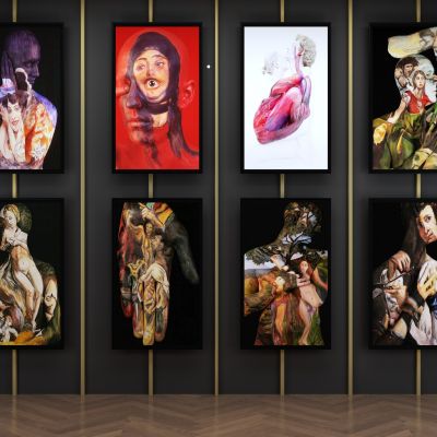 现代抽象画 挂画