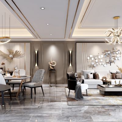 现代轻奢客餐厅