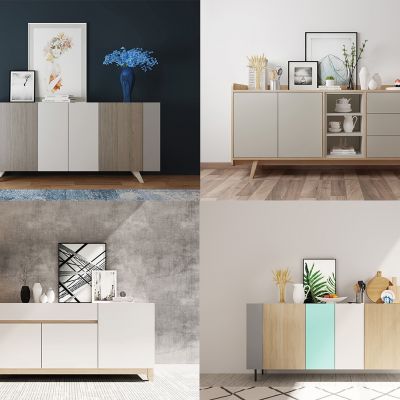 现代风格玄关柜餐边柜组合