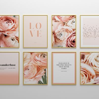 现代花毛茛魅力装饰挂画