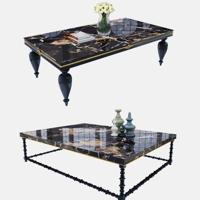 新古典低奢新古典茶几组合