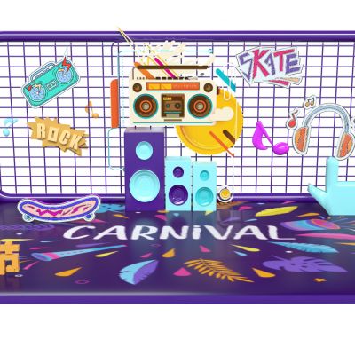 现代音乐美陈 打卡美陈