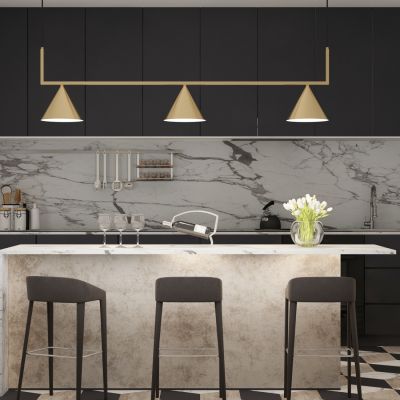 现代吧台吧椅组合