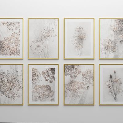 北欧蒲公英印象装饰挂画 蒲公英 北欧美术 抽象图