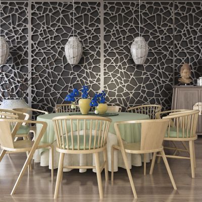 现代餐桌椅组合