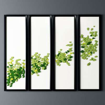 中式叶片装饰画