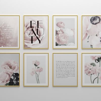 北欧花儿艺术生活装饰挂画