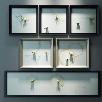 新中式小鸟立体画