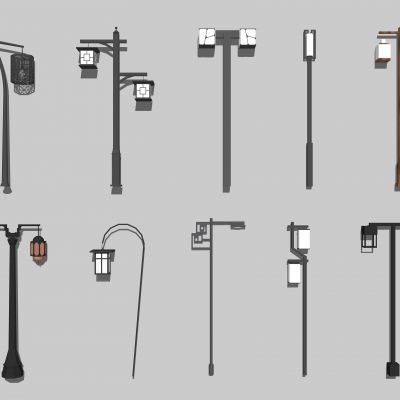 新中式路灯 景观灯 户外灯