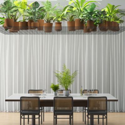 现代餐桌椅组合