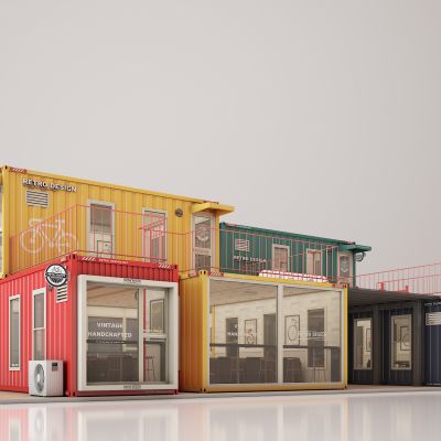 工业风民宿咖啡奶茶快餐店