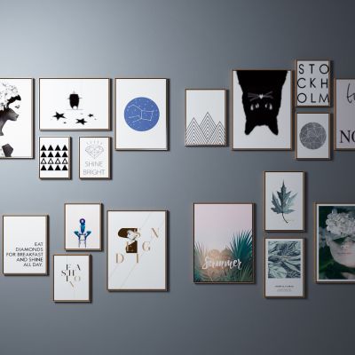 北欧挂画组合