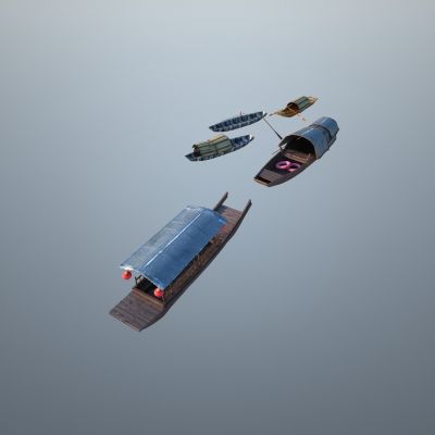 小船 古代小船 窝棚船