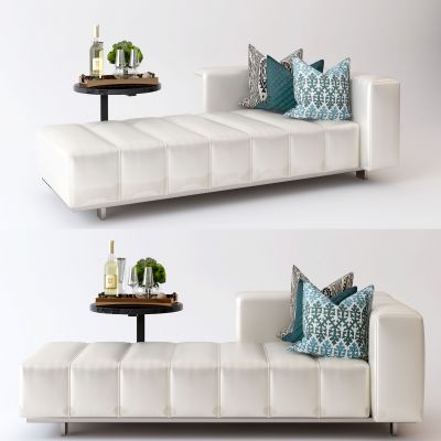 现代简约贵妃椅沙发