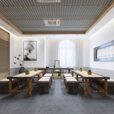 新中式茶室装饰画