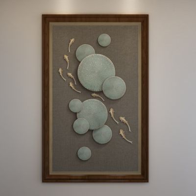 新中式抽象挂画