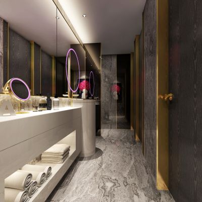 现代主题酒店 卫生间