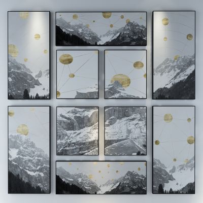 现代抽象装饰画