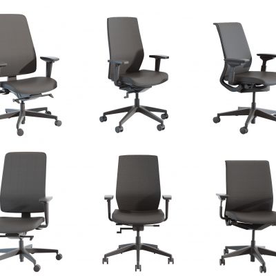 现代网布办公椅