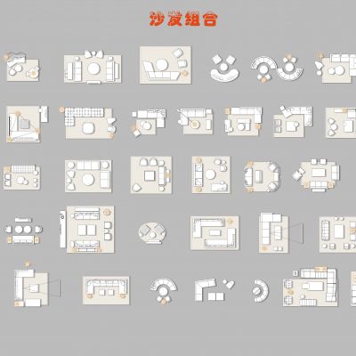 精品顶级现代家具CAD图库cad施工图