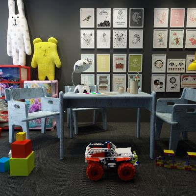 北欧儿童玩具房