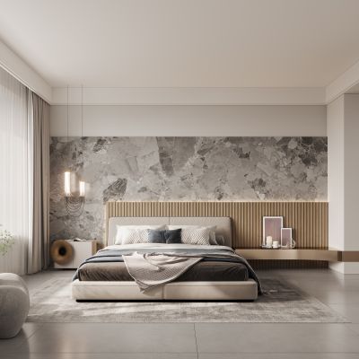 现代卧室，卧室，现代简约卧室，现代主卧